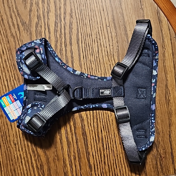 TOP-PAW Dog Walking Harness-Navy Blue Terrazzo-Adjustable Comfort-New-Sz M - Picture 3 of 5
